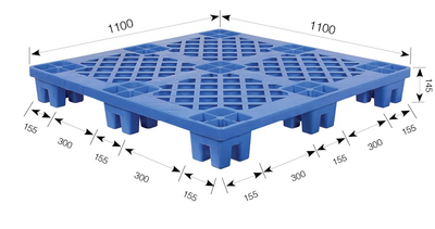 A6#网格九脚单面卡板（叉脚）